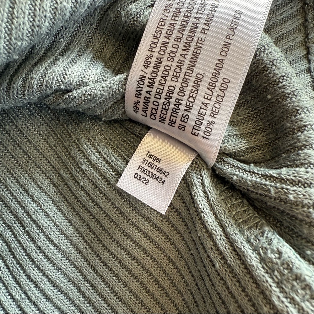 Women's Ribbed Long Sleeve Top - Picture 3 of 4